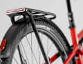 CENTURION Racktime Snapit 2.0 Deluxe pannier rack with integrated Halo rear light.