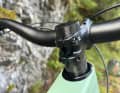Spacer under the short stem. The Minitool used to be stored in the head tube cap. That was particularly handy. Not any more.