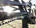 No rear derailleur, no chain, but a gearbox on the bottom bracket and a carbon belt. That's what GPI stands for at Nicolai.