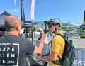 Jetzt geht’s los: BIKE-Reporter Lehner am Start. Noch kann es richtig gut laufen. Läuft es aber nicht.