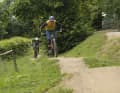 Auch auf dem Pumptrack mussten sich unsere präparierten Bikes beweisen.