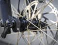 The special spokes can be replaced in the event of damage.