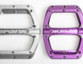 Clearly recognisable: the different sized pedal bodies of the Spank Spoon pedals.