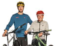 On the left 192, on the right 167 centimetres tall: Nicolai builds correspondingly tall bikes and also custom solutions if required.