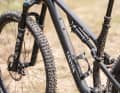There is space for two bottle cages on the down tube.