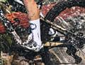 Preference for white socks: Tom Pidcock.