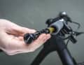 On a dive: hidden inside the handlebars, the so-called on-board tools are always with you