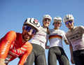 Dafür hat das Team Canyon Sidi bereits die Katze aus dem Sack gelassen. Bei der BIKE Transalp 2024 am Start: Marc Stutzman, Stefanie Walter, Andreas Seewald, Martin Stošek.
