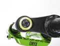 There is no air pressure recommendation on the fork. The setup guide on the DVO website is all the more comprehensive.