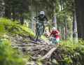 On the Black Snake World Cup downhill run in Val di Sole, even professional downhillers have to sort out a line first.