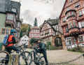 In the medieval alleyways of Miltenberg.