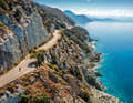 Before the tourist rush: In spring, the road to Cap Corse is still not very busy.
