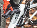 Lapierre: The down tube protector also serves as a storage compartment cover and carrier for the tools. The large opening near the bottom bracket causes low stiffness on the main frame.
