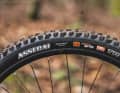 Der Maxxgrip-Reifen am Vorderrad bringt maximale DH-Performance und Sicherheit. Bergauf rollt er aber spürbar zäh.