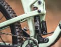 The RockShox Superdeluxe in Ultimate trim can't really unleash the potential of the rear suspension and is stingy with sensitivity.