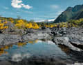 The volcanic rock has a better grip than the sand and is pleasantly gentle on the tyres.