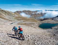 On the way to the famous Val d'Uina, an experienced trail fox like Andreas Kern naturally knows another insider tip...