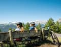 The only thing that stops the flow of the journey on the Pralongià is the panorama, for which it is better to sit down.