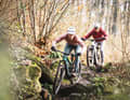 The new trails on the Rhine are now shaking hands.