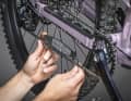 The wear gauge reveals whether the chain is ripe for replacement.