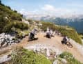 Fast 5 Kilometer lang und die goldene Verbindung zwischen Fai- und Andalo-Zone: der neue "Top Gun"-Trail im Bikepark Dolomiti Paganella