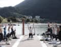 Für trail-affine Bikerinnen ein Muss: das BIKE Women Camp mit Trail- und Yoga-Sessions am Molvenosee.