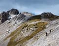The starting point of the new Transalp is the spectacular Three Peaks in the Dolomites.
