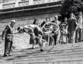 No, that's not me. That's stuntman Luigi Madrulli somewhere in Rome in the 1920s. What's happening here right now? The worst case: OTB (Over the Bar)!