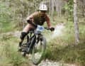 Celebrity racer Max Schumann in action at the Bosch eMTB Challenge.