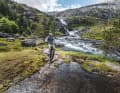 A short trip to the Nykkjesøyfossen waterfall.