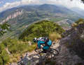 Steilwand-Experience: der Mezzocorona am Eingang ins Val di Non.