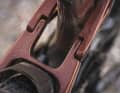 High or low? The flip-chip, which allows the geometry to be switched from steep to flat, is located at the junction between the shock rocker and the seat stays.