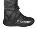 Pendelweg bei Regen, Schmutz und Kettenfett? Die Chiba Gamasche schützt Schuhe und Hosenbeine zuverlässig. 
Dank Klettverschluss auf jeden Schuh passend und in Sekunden angelegt. Reflexelemente sorgen für Sichtbarkeit.
