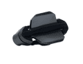 The Universal Cage Mount fits in almost any position on the frame and consists of a mounting plate with a standard hole spacing of 64 mm.