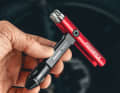 Feedback Sports Range Twist : clé dynamométrique compacte avec 6 embouts. 94 grammes, 85 euros.