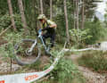 Bike pro and EMTB tester Holger Meyer even dares to tackle the uphill stages on a Scott Lumen with a lightweight TQ drive.