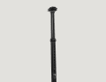 The new long-stroke Vario seatposts from Fox are also available in a black finish.