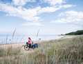 The sandy beach makes you hope for a swim, but the Baltic Sea here is as shallow as a cake plate.