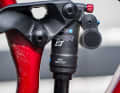 A damper with more travel in the rear gives the E-Escarpe 152 millimetres of rear suspension travel.
