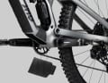 Storage compartment for puncture kit. This will please enduro racers.