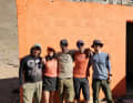 And on the far left, the "logistics" - a mule farmer who helped bring the equipment to base camp.