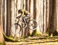 Toys for learning success: With these affordable hardtails, MTB beginners can try out moves such as the bunny hop.