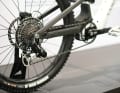 The bike is fitted with SRAM transmission.
