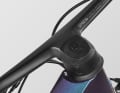 The new Canyon Lux World Cup CFR retains a steering stop limiter and cable routing through the headset.