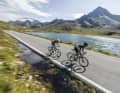 Lago Bianco on the Gavia is famous for its turquoise-coloured, though naturally quite cold, water.