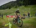Elias Hückmann aus dem BIKE Junior Team beim ÖKK Revolution Cup (Davos/Schweiz) in Aktion. Im Cross-Country-Race (U 17) fuhr er der Konkurrenz davon.