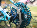 The 12-speed cassette with 9-46 teeth was a particularly labour-intensive patient on the custom mountain bike.