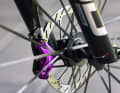 The hubs and spokes of the new Cadex Max XC wheelsets are laminated together. On the Liv and Giant Anthem Advanced SL SE models, even the brake caliper features a special colour finish.