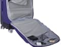 Separate compartments ensure tidy bag management.