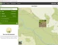 Click on the green dots to open on-site images of paths and trails.